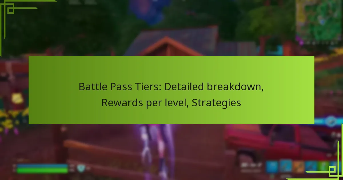 Battle Pass Tiers: Detailed breakdown, Rewards per level, Strategies