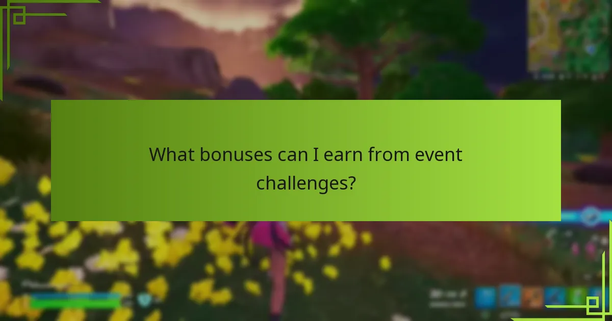 What bonuses can I earn from event challenges?