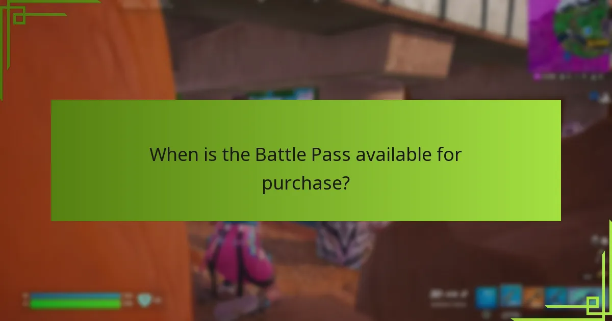 When is the Battle Pass available for purchase?